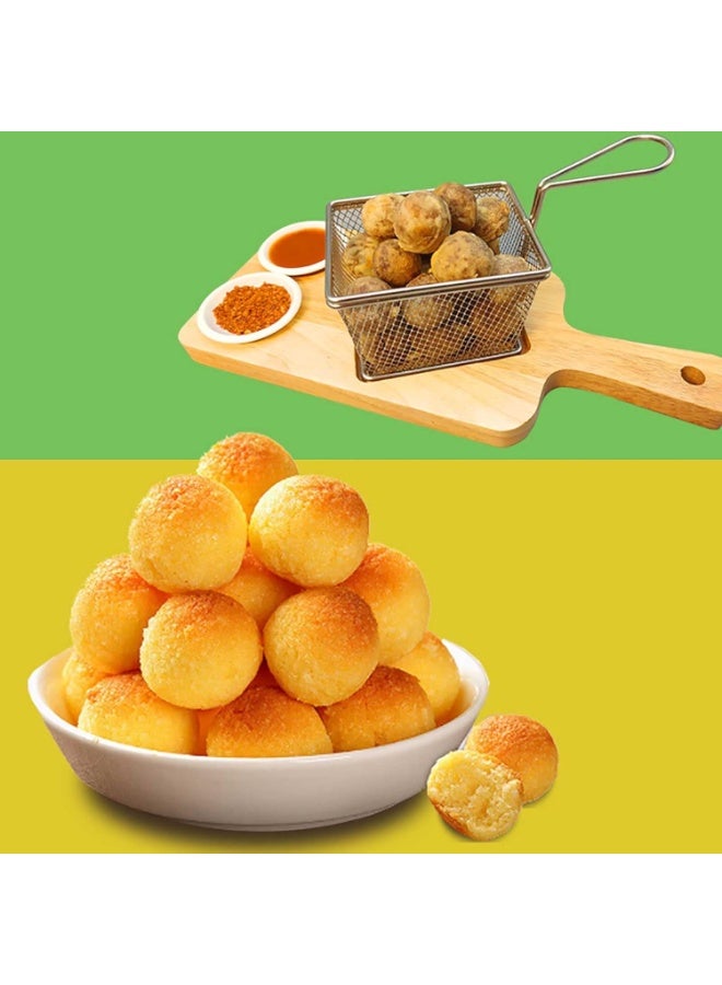 BlueFire Automatic Luqaimat Maker Machine Sweet Ball Meatball Forming Machine 80W | Electric Fish Ball & Glutinous Rice Ball Maker | Small Commercial & Home Meatball Making Machine | Non-Stick Food-Grade Kitchen Appliance - Image 2